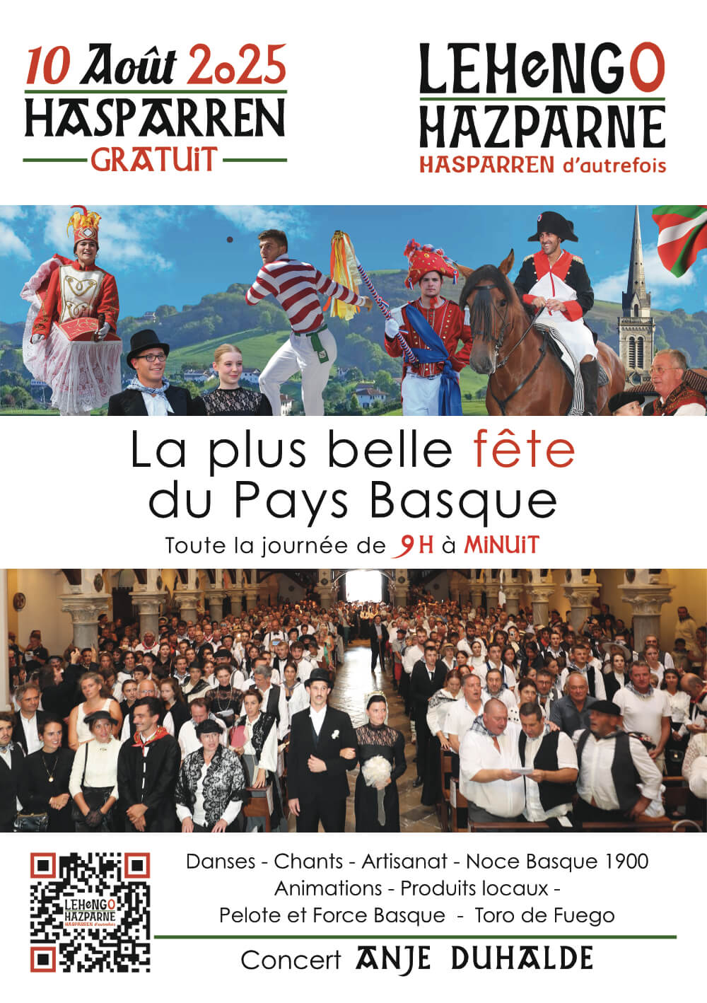 Lehengo Hazparne 2025 : Pizzas Pat vous accueille en continu de 10h à 22h au cœur de la fête !